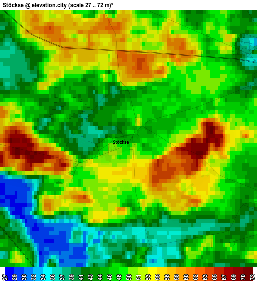 Stöckse elevation map