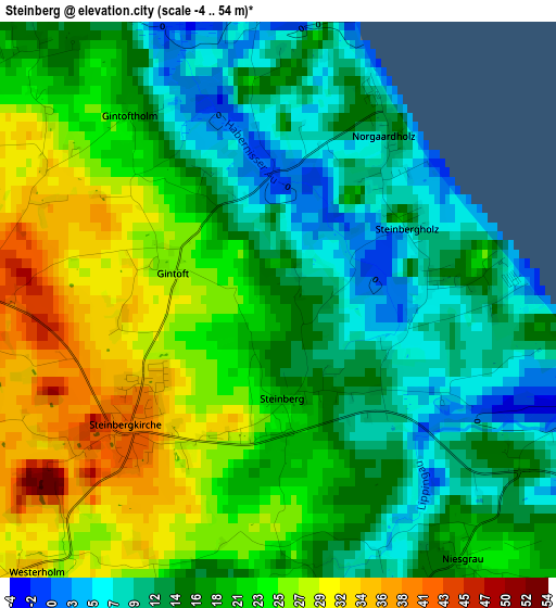 Steinberg elevation map