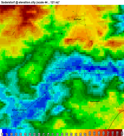 Soderstorf elevation map