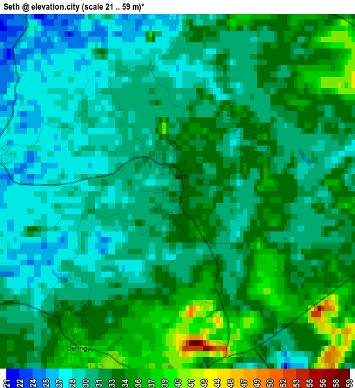 Seth elevation map