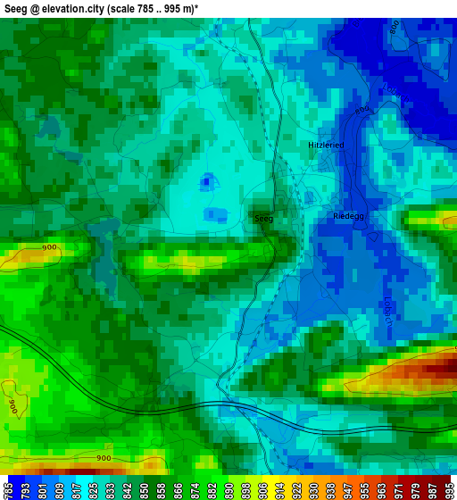 Seeg elevation map