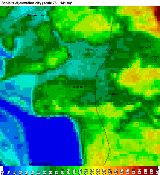 Schlaitz elevation map