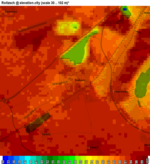 Roitzsch elevation map