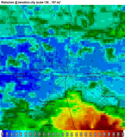 Rietschen elevation map