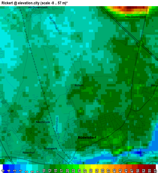 Rickert elevation map