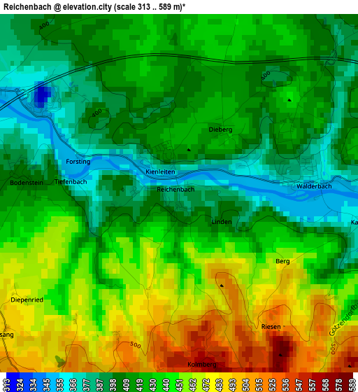 Reichenbach elevation map