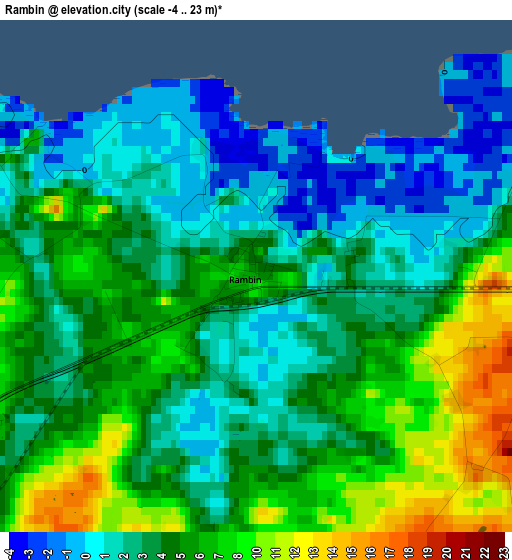 Rambin elevation map