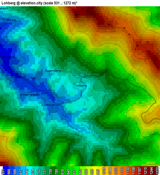 Lohberg elevation map