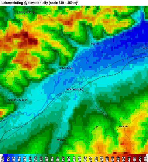 Laberweinting elevation map