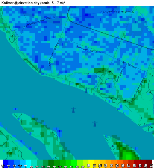 Kollmar elevation map