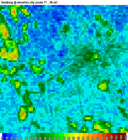 Herzberg elevation map