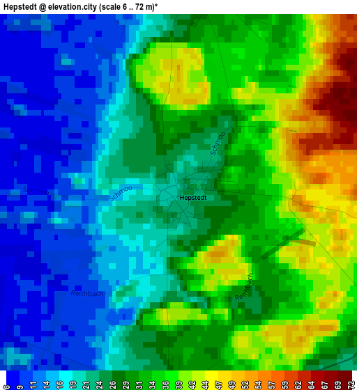 Hepstedt elevation map