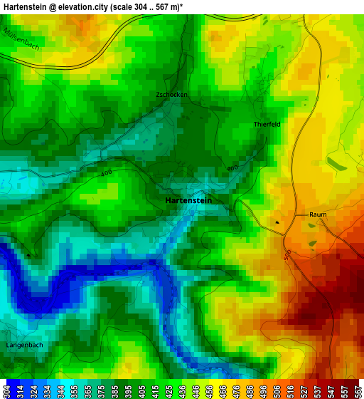 Hartenstein elevation map