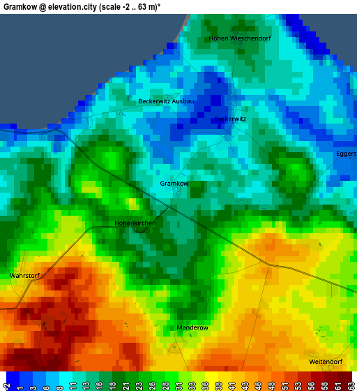 Gramkow elevation map