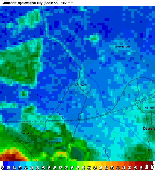 Grafhorst elevation map