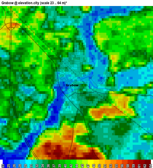 Grabow elevation map