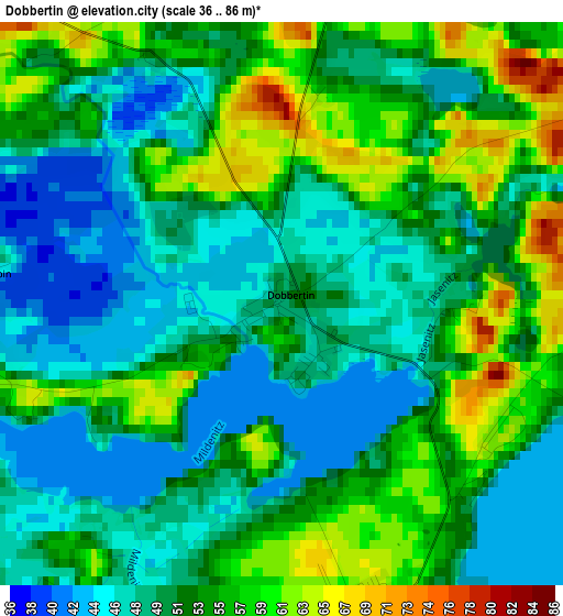 Dobbertin elevation map