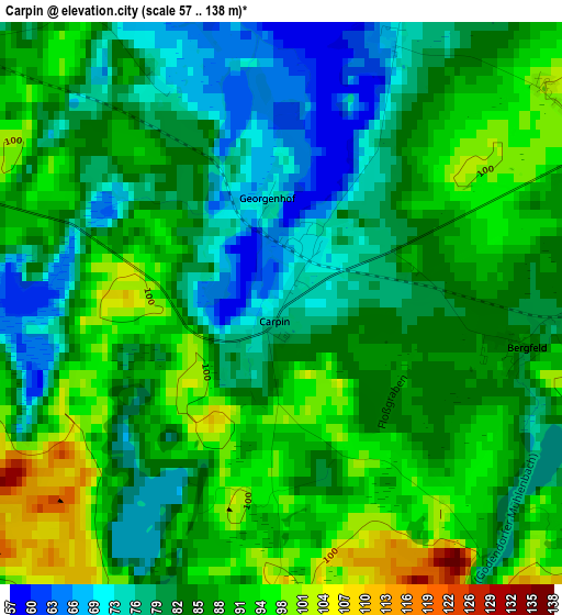 Carpin elevation map