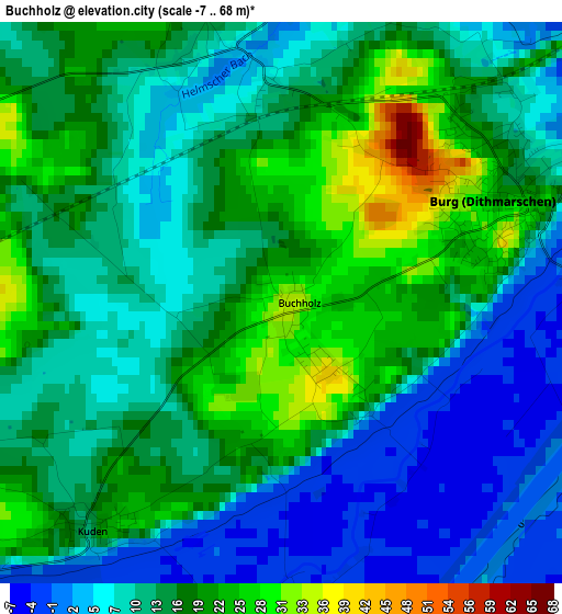 Buchholz elevation map