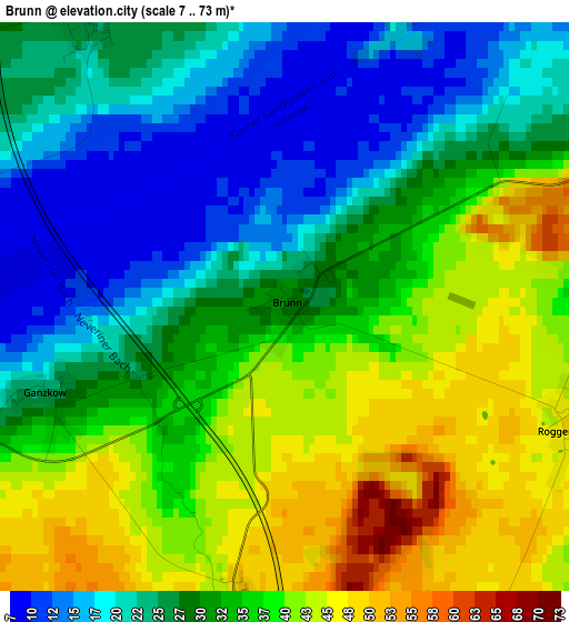 Brunn elevation map