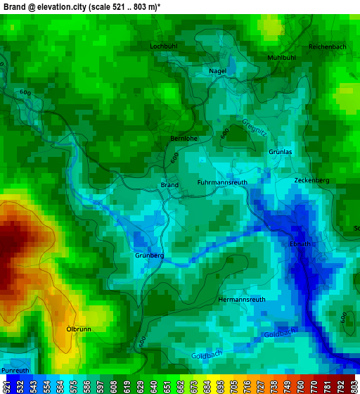 Brand elevation map