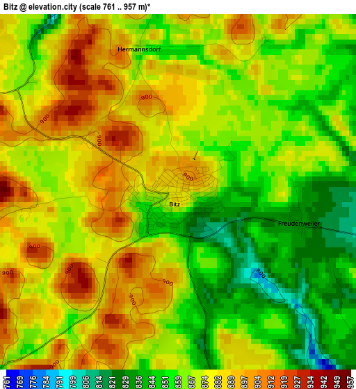 Bitz elevation map