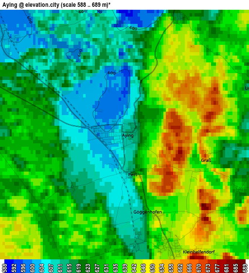 Aying elevation map