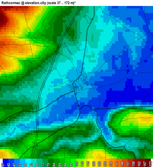 Rathcormac elevation map