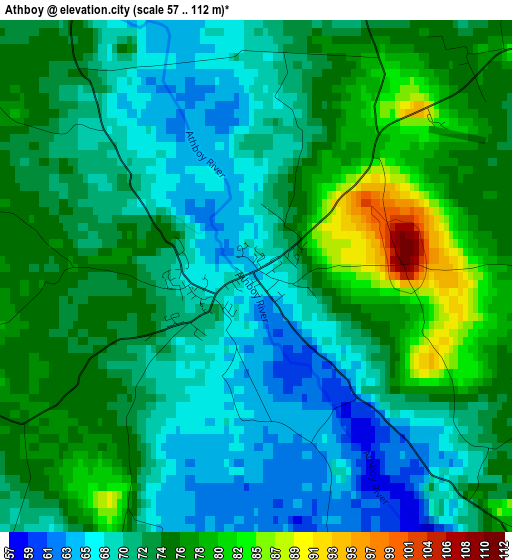 Athboy elevation map