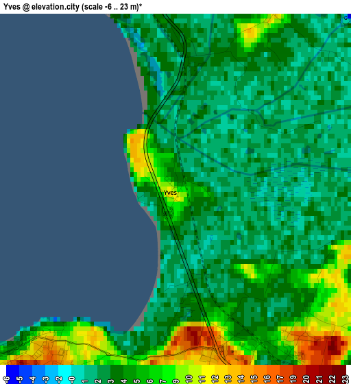 Yves elevation map