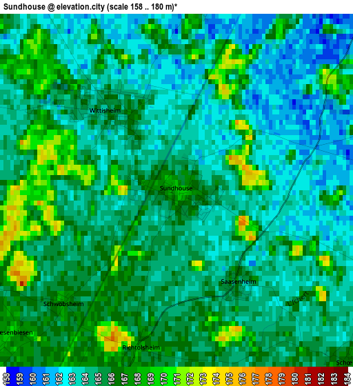 Sundhouse elevation map