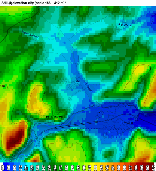 Still elevation map