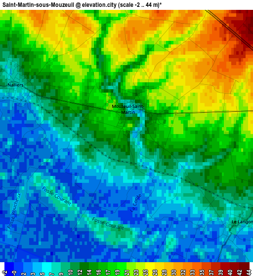 Saint-Martin-sous-Mouzeuil elevation map