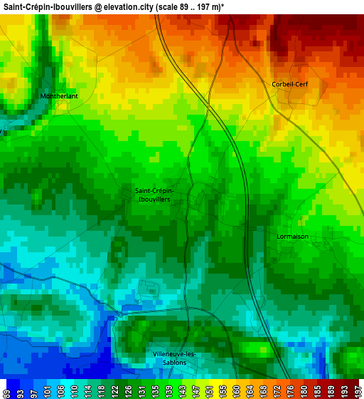 Saint-Crépin-Ibouvillers elevation map