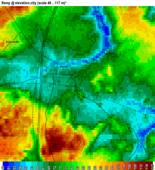 Remy elevation map