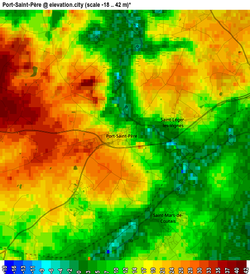 Port-Saint-Père elevation map