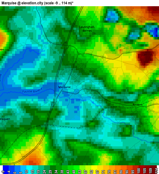 Marquise elevation map