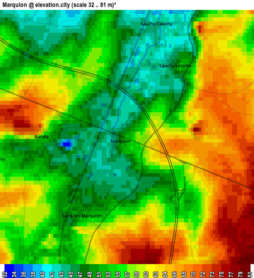 Marquion elevation map