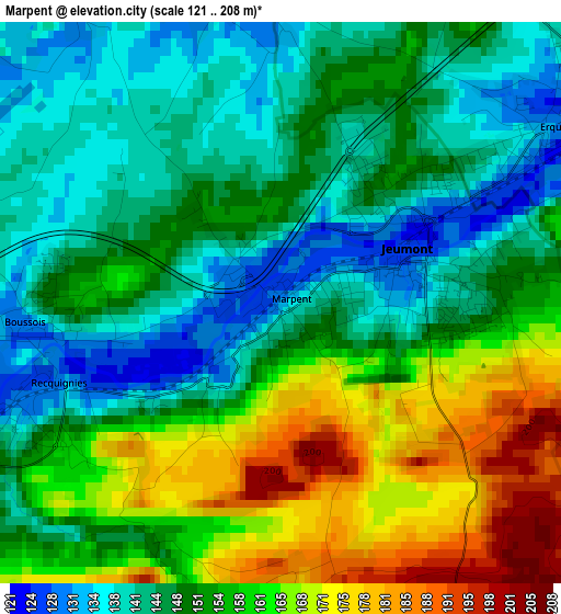 Marpent elevation map