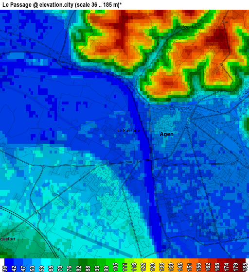 Le Passage elevation map