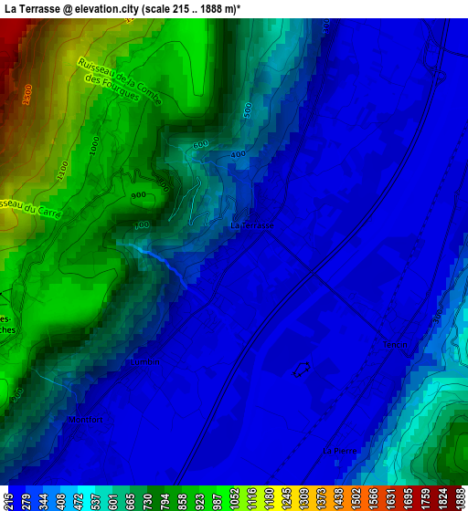 La Terrasse elevation map