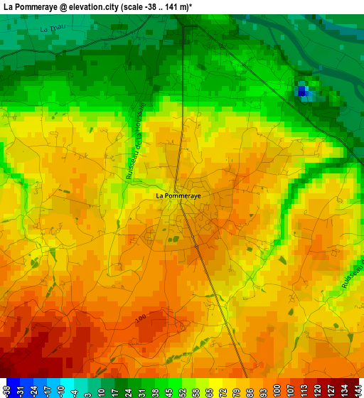 La Pommeraye elevation map