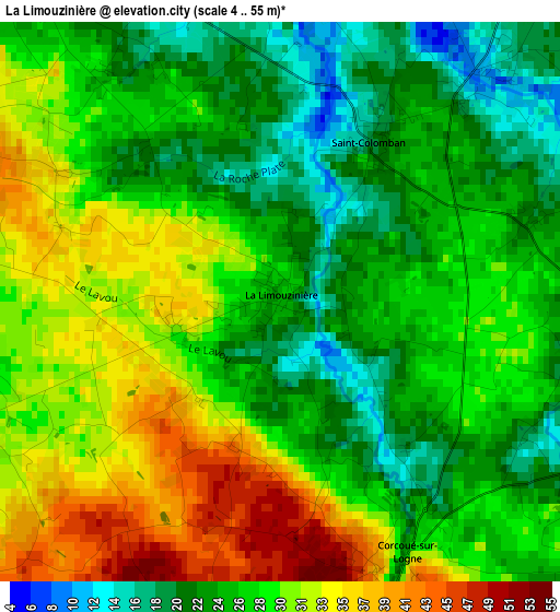 La Limouzinière elevation map