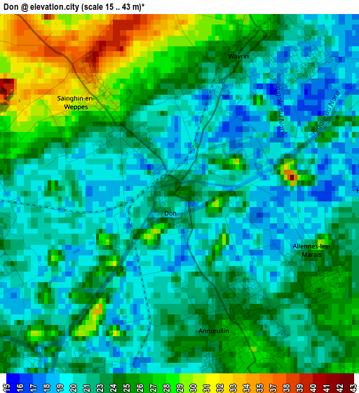 Don elevation map