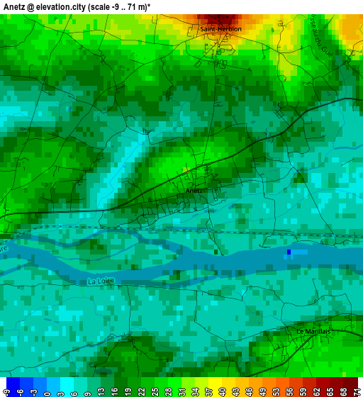 Anetz elevation map