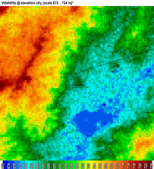 Villafáfila elevation map