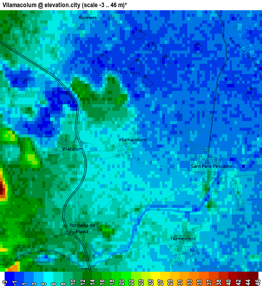 Vilamacolum elevation map