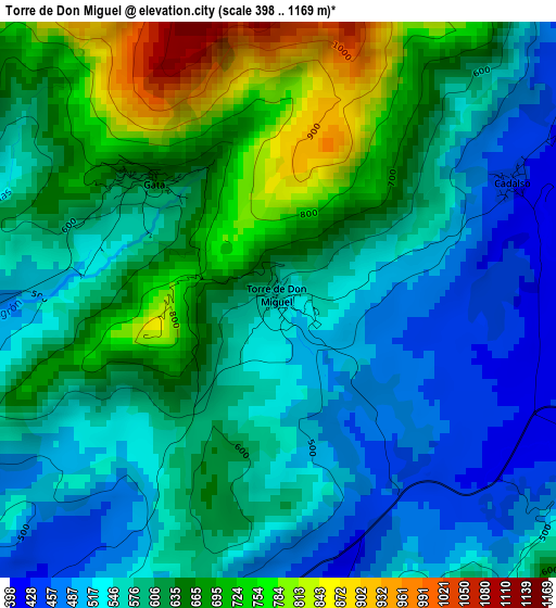 Torre de Don Miguel elevation map