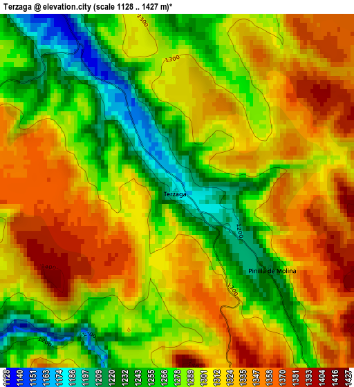 Terzaga elevation map