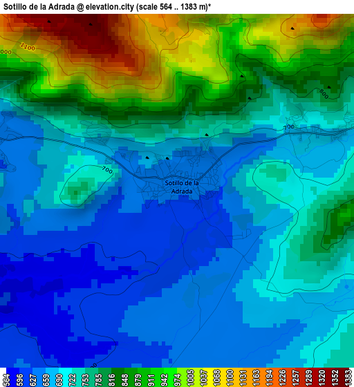 Sotillo de la Adrada elevation map